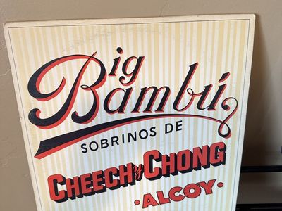 Cheech and Chong Big Bambu Vintage Style Decorative Sign