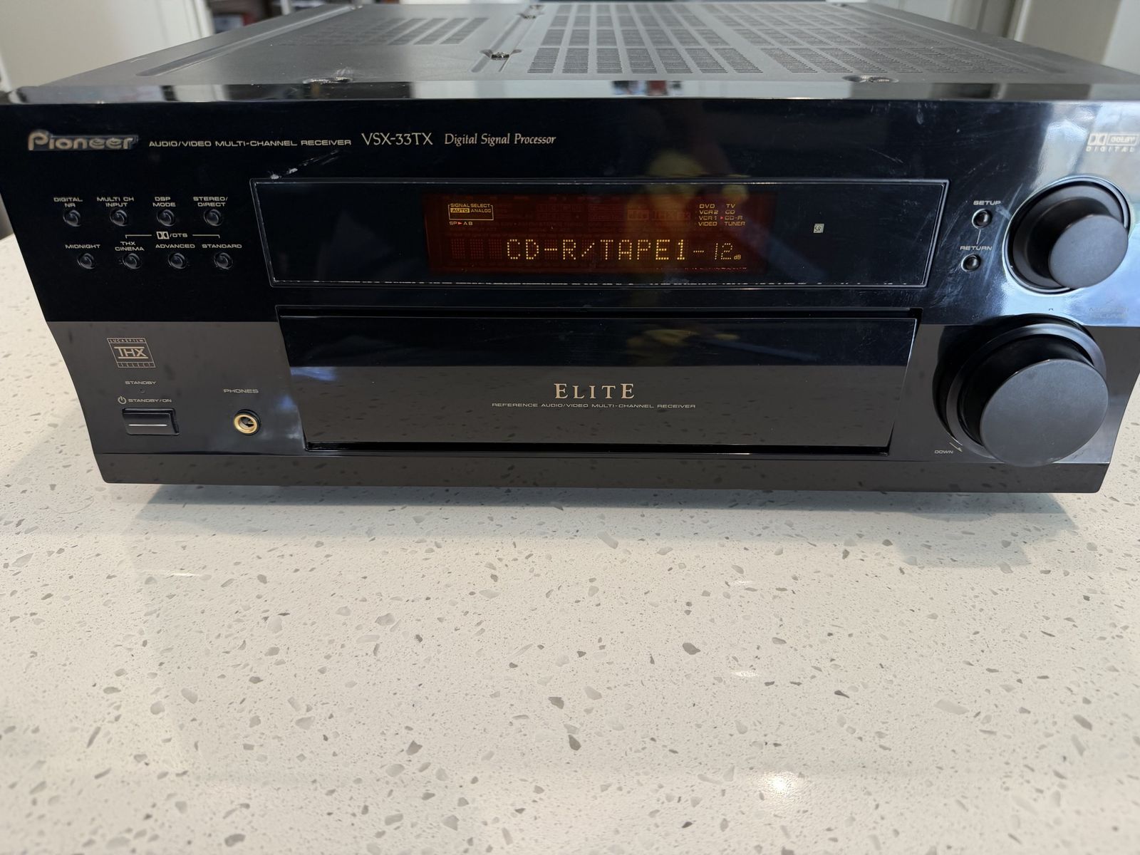 Pioneer Elite VSX-33TX A/V Multi-Channel Receiver THX Select