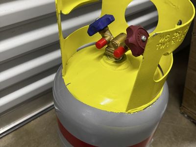 NEW 30 LB Refrigerant Recovery Cylinder Tank for A2L Refrigerants