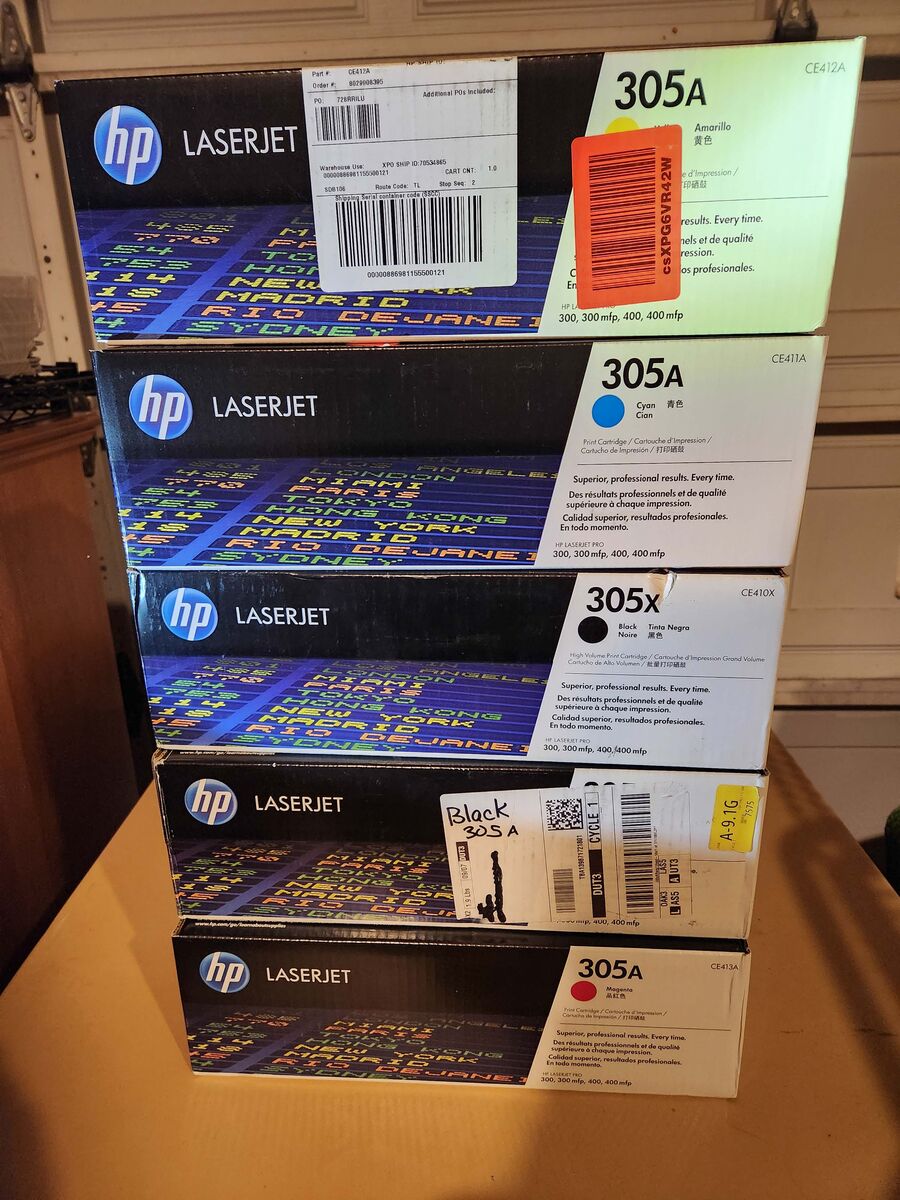 HP Laser Jet 305a and 305x Cartridges