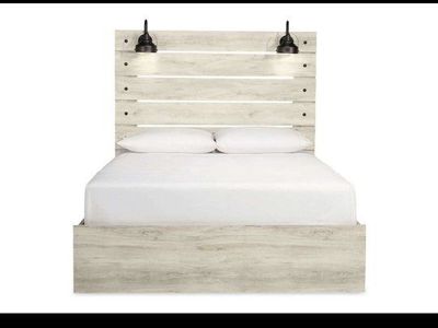 Farmhouse Style King Bed Frame
