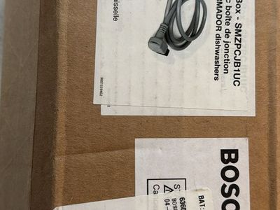 Bosch SMZPCJB1UC Dishwasher Power Cord with Junction Box & Hardwiring Installation Kit, New