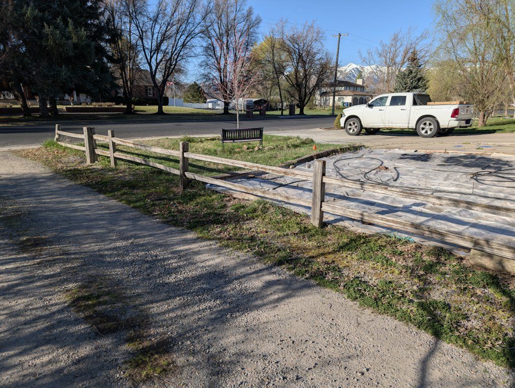 Dual Split Rail Fence