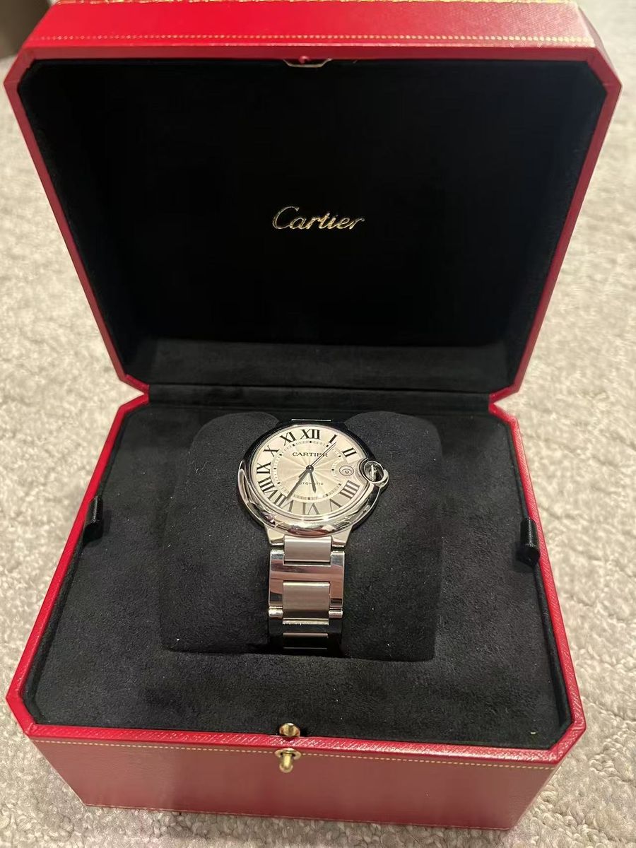 2019 Cartier Balloon Bleu Watch 42mm With Box