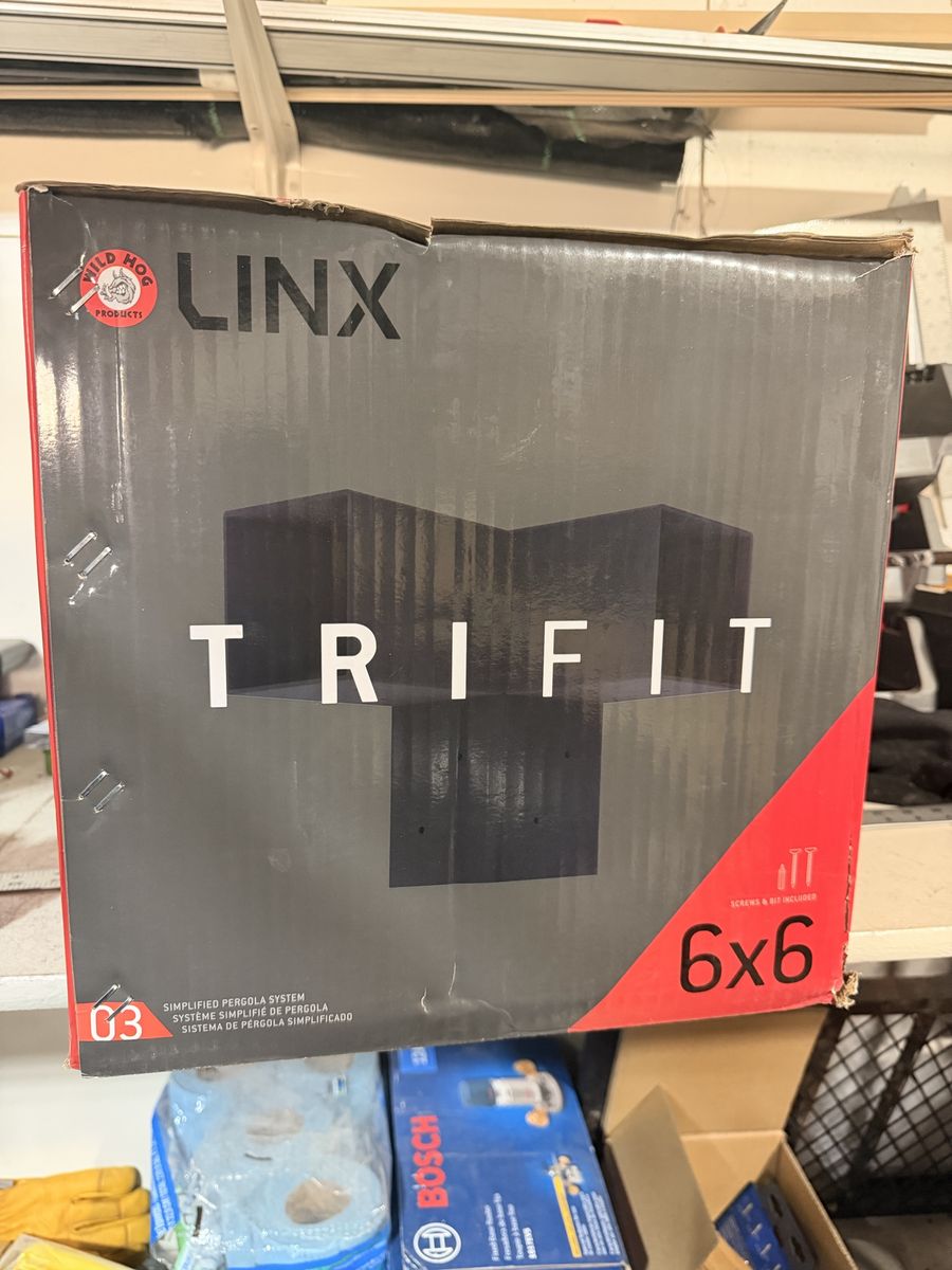 LINX Trifit Pergola Brackets for 6x6 Timbers - New with Screws & Bit