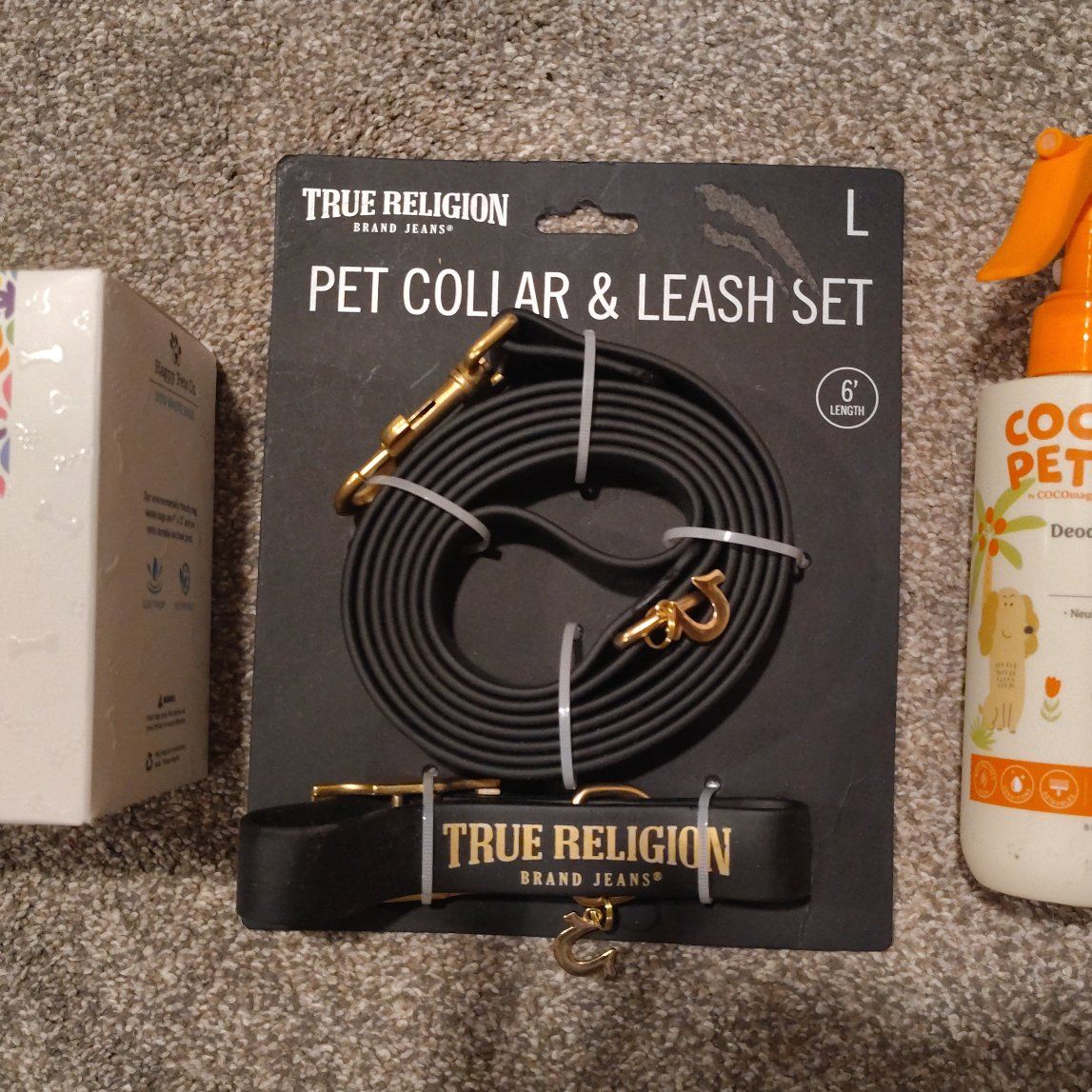 Deodorizer, Leash+Collar, & Waste Bags