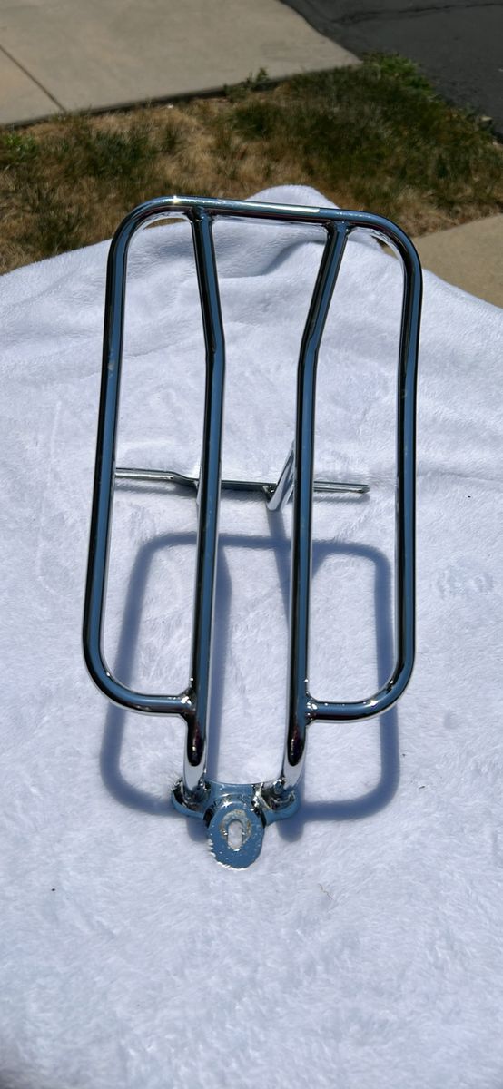Motorcycle Chrome Luggage Rack