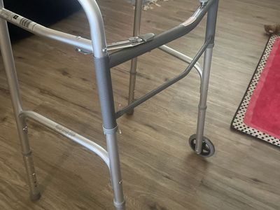 Medical Mobility Walker with Front Wheels and Foldable Design