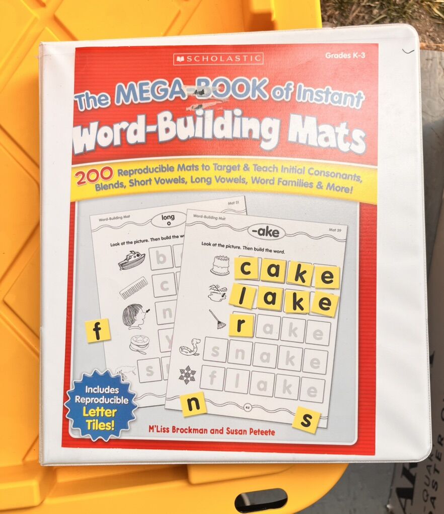 Mega Book Of Instant Word Building Mats