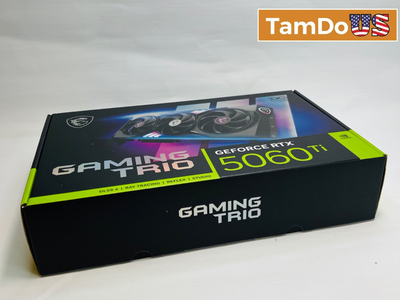 MSI NVIDIA GeForce RTX 5060 Ti 16G GAMING TRIO OC 16GB GDDR7 Graphics Card