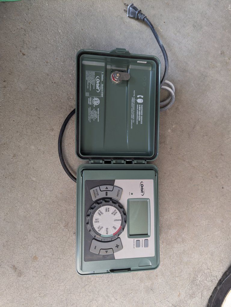 Orbit Indoor/Outdoor Sprinkler Timer, 9-Station, with Rain Delay and Manual Watering Functions