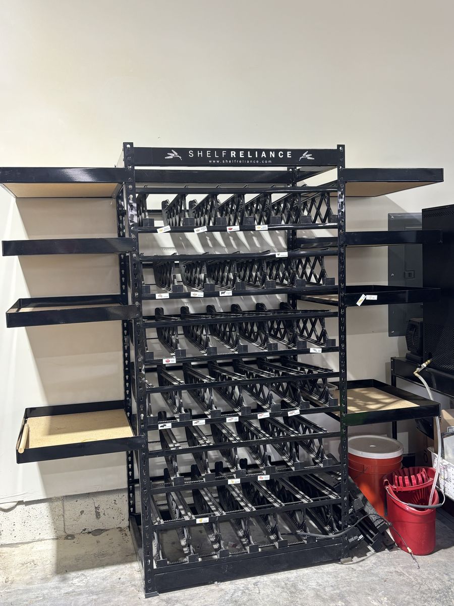 Shelf Reliance Heavy-Duty Food Storage Shelving System – 72” x 37” x 25”