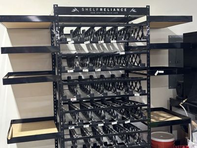 Shelf Reliance Heavy-Duty Food Storage Shelving System – 72” x 37” x 25”