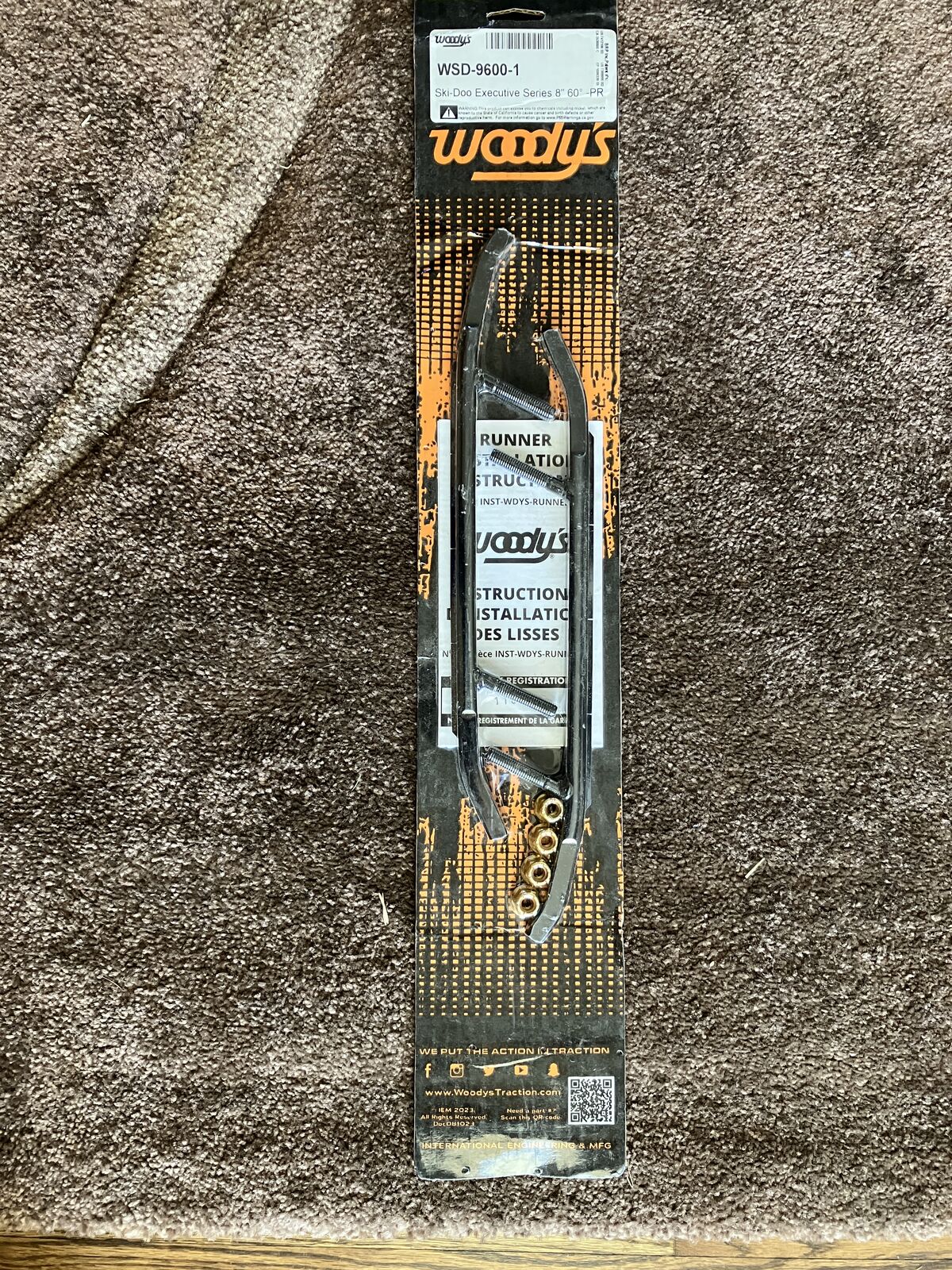 (Ski-Doo) Woody’s 8” carbide wear bars