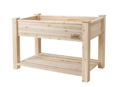 Expert Gardener 31in Natural Wood Raised Bed