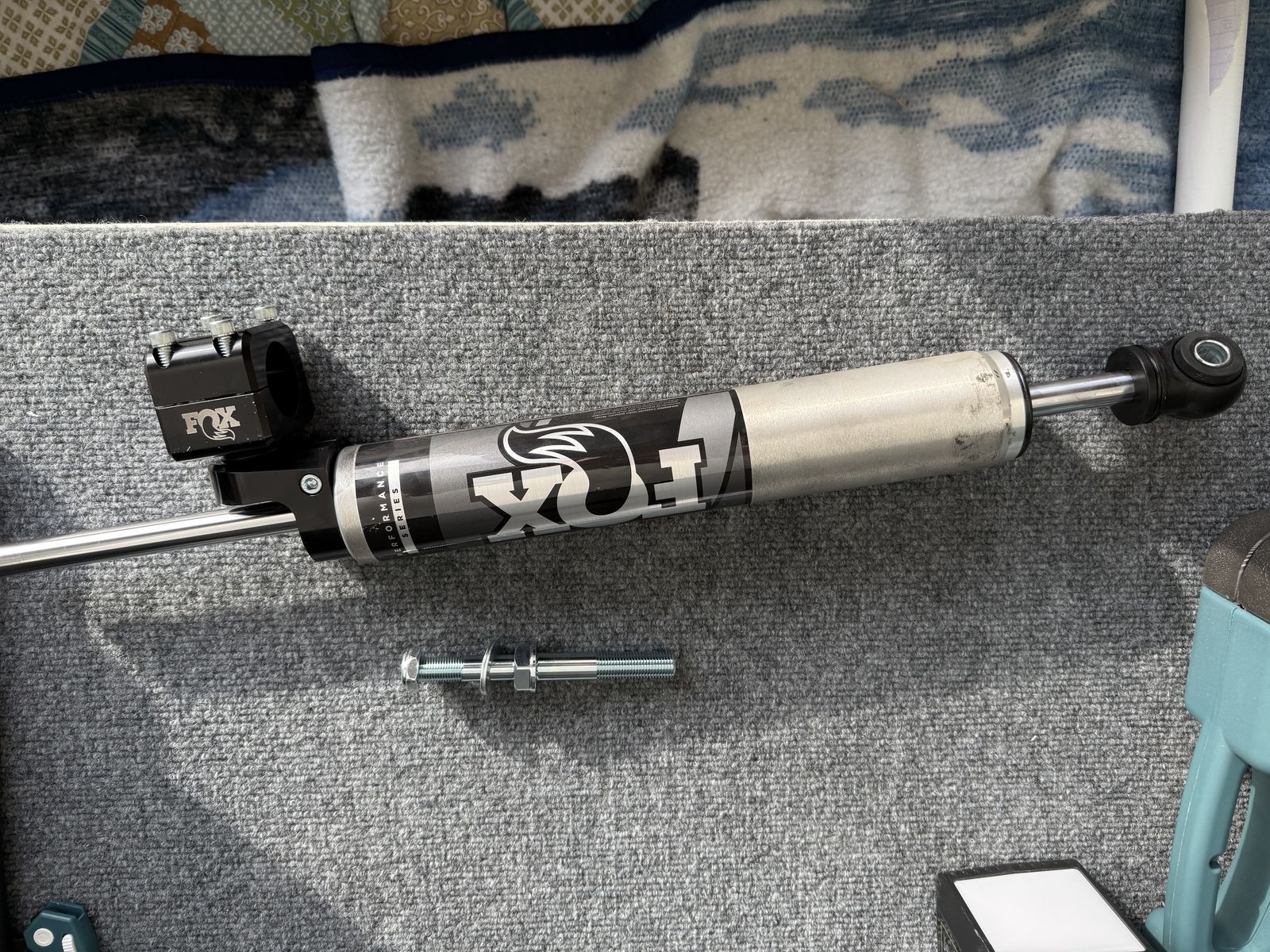 Fox Performance Series 2.0 TS Steering Stabilizer for 2007-2018 Jeep JK Wrangler