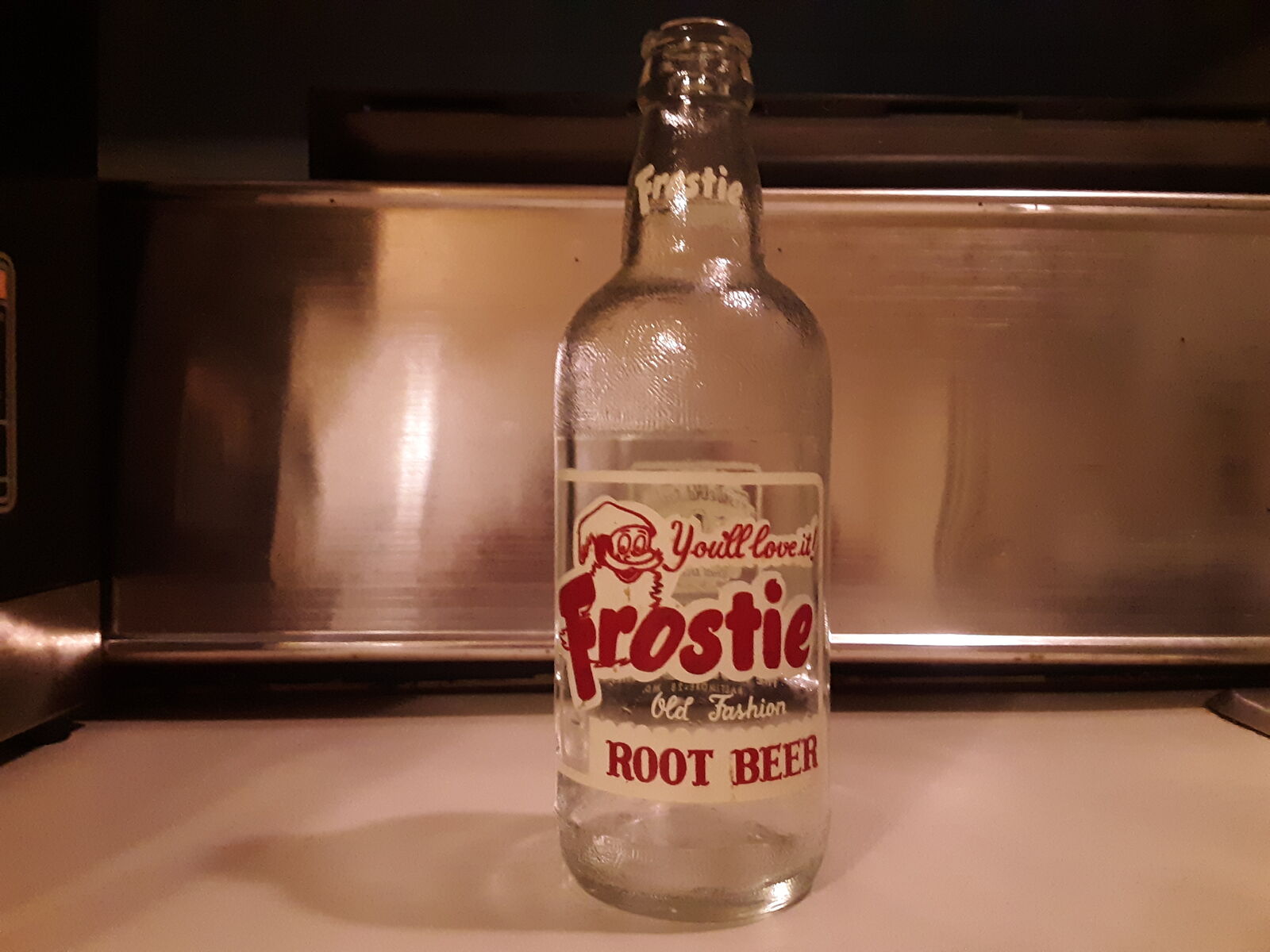 Vintage Frostie Root Beer Bottle 1960