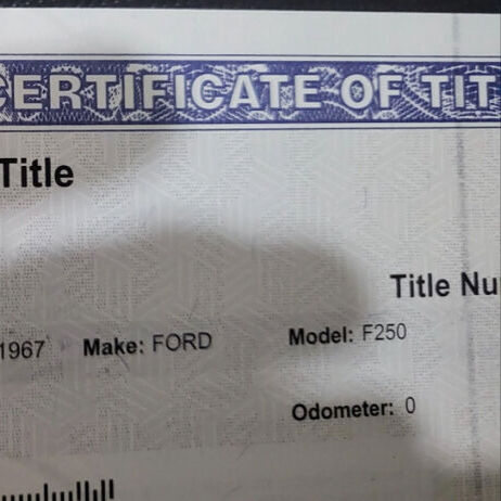 1967 FORD F250