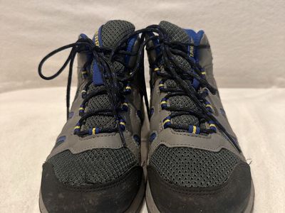 Merrell youth size 2 gray mesh/Leather waterproof hiking boots