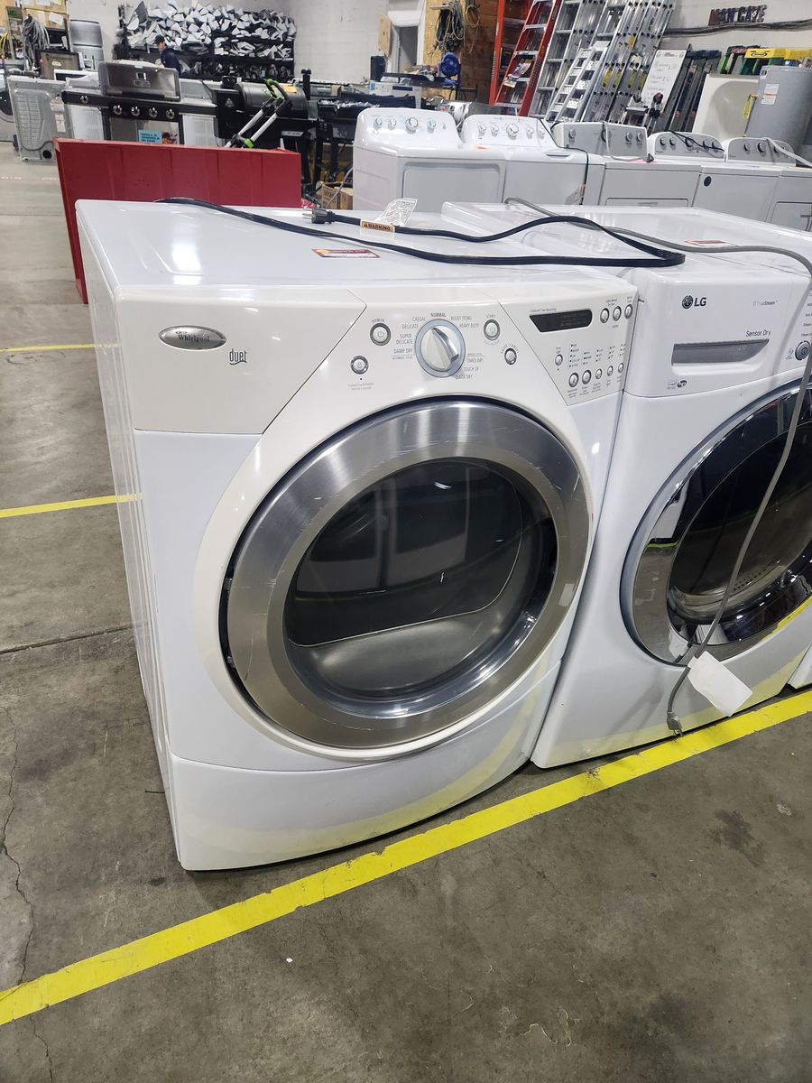 WHIRLPOOL DUET FRONTLOAD GAS DRYER! W-WARRANTY
