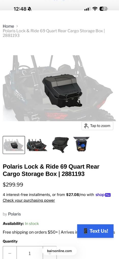 Rzr Back Seat Compartment