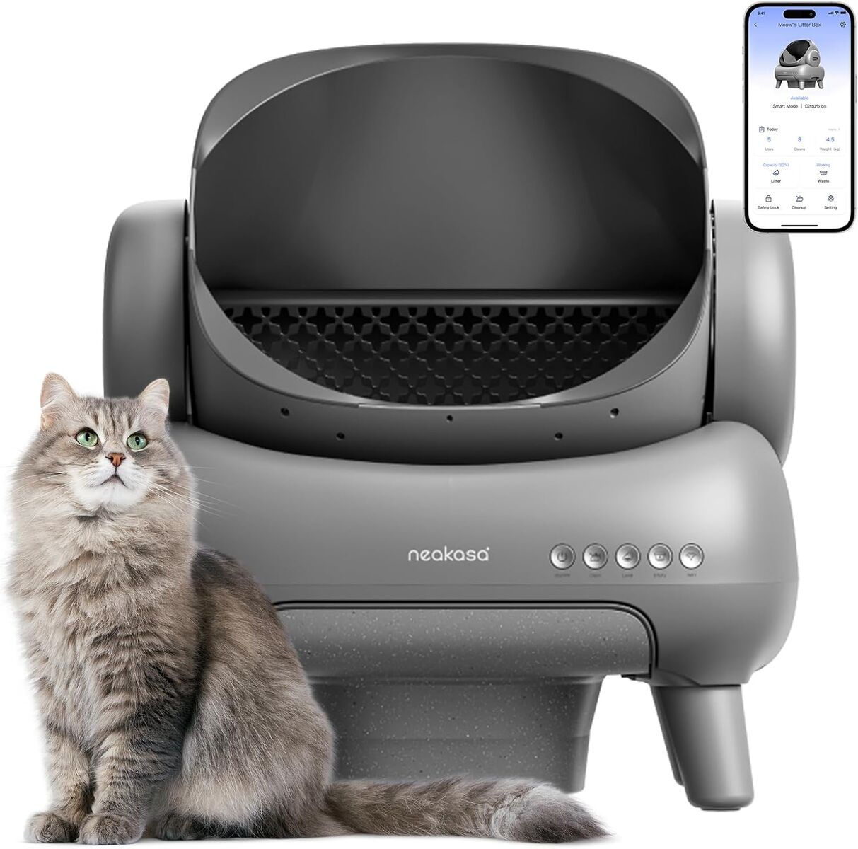 Neakasa M1 Plus Open-Top Cat Litter Box