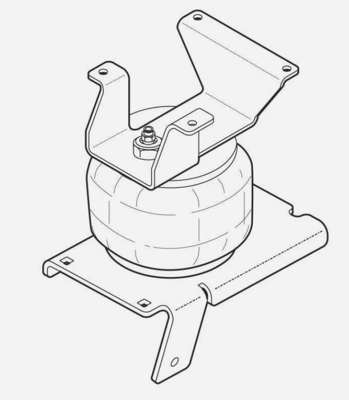 Firestone Ride-Rite 2423 Air Spring Kit, 03-09 Chevy 1500 GMC 1500 Van, 6-Lug