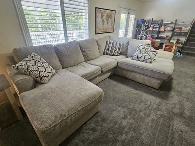 Full Sectional with Ottoman