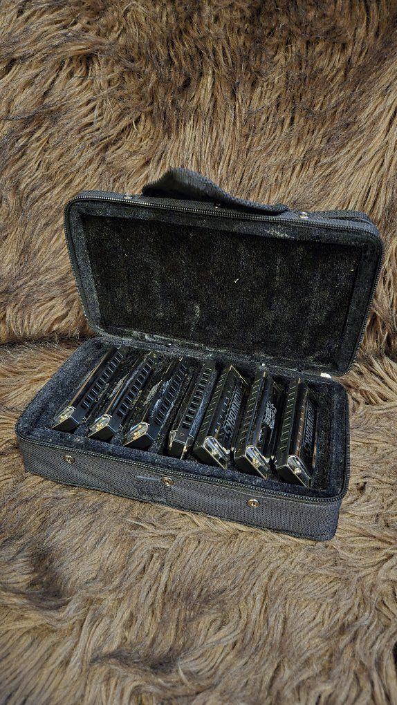 Silver Creek 7pc Harmonica set