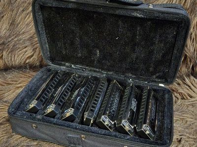 Silver Creek 7pc Harmonica set