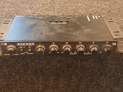 Kicker KQ5 Car Audio Equalizer (EQ) w/ Gain Control -