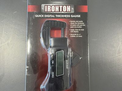 Brand New Ironton Quick Digital Thickness Gauge - Unopened