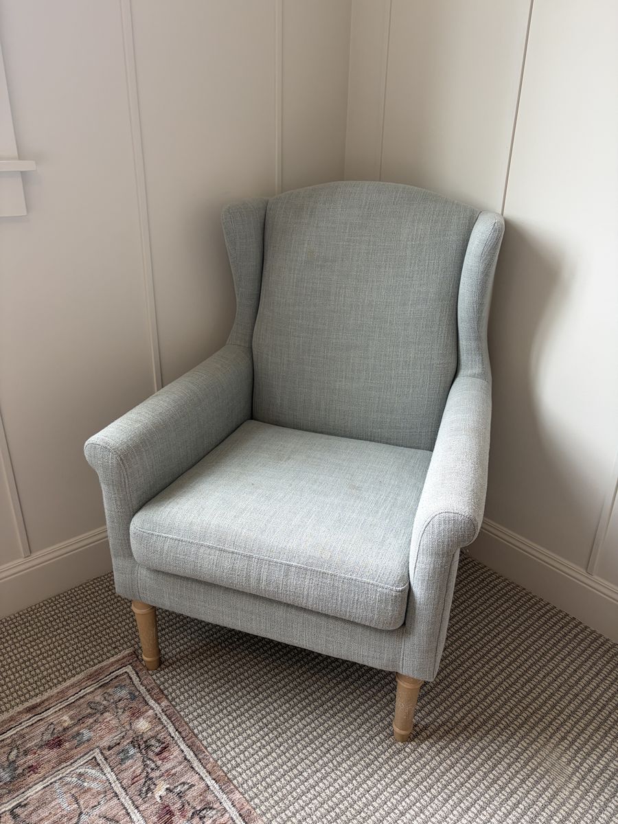 Baby Blue Armchair