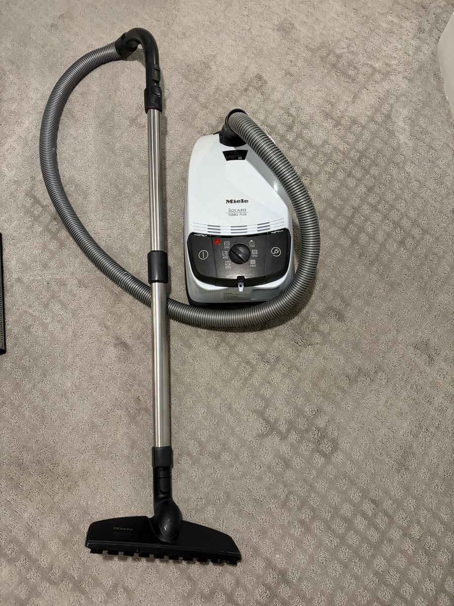 Miele Solaris Turbo Plus Canister Vacuum - White, Professionally Refurbished