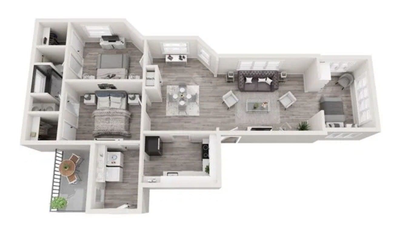 Lease Takeover: Browning Apartments #12, 2BR