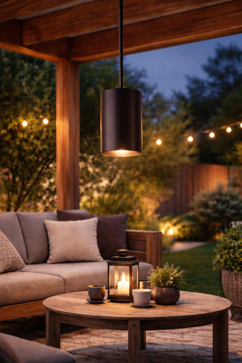 New Chocolate Bronze 10" LED Pendant Light