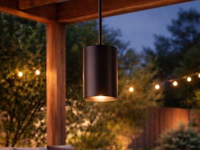 New Chocolate Bronze 10" LED Pendant Light