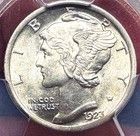 100+ Year-Old Mercury Dime -  PCGS MS-63 FB Full Bands!