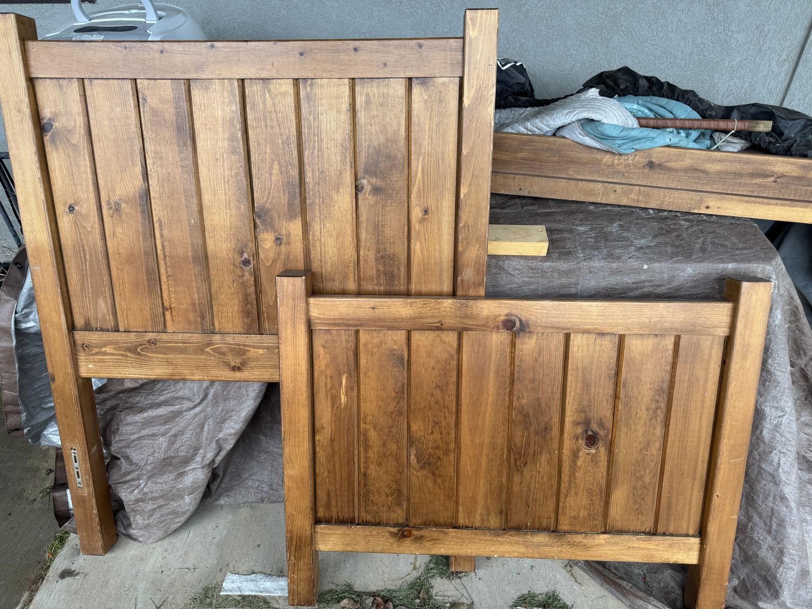 Twin bed frame wood