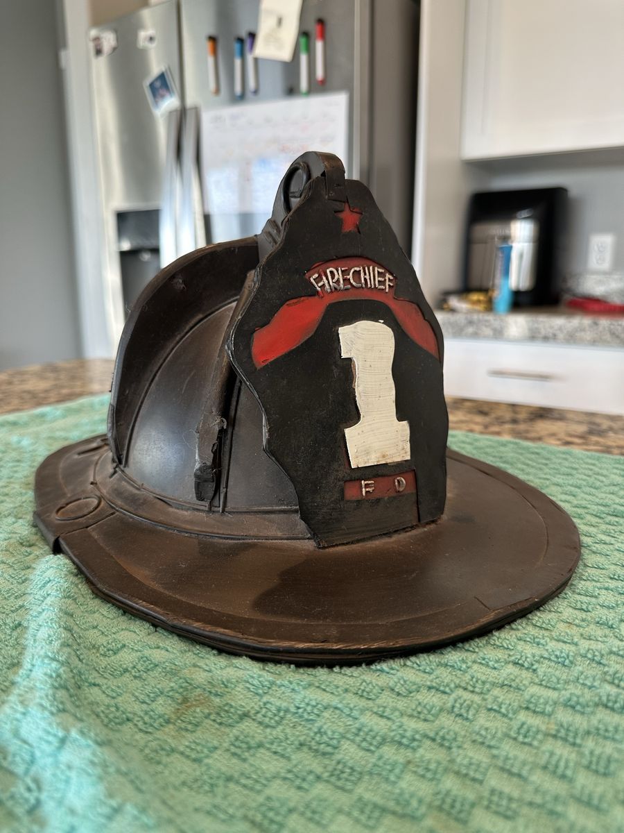 Fire chief decorative helmet 