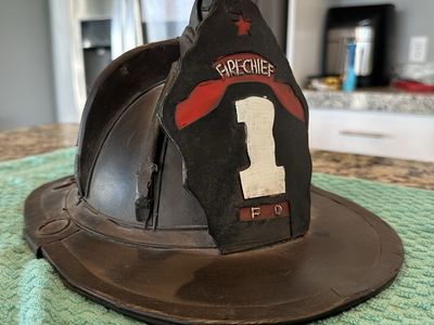 Fire chief decorative helmet