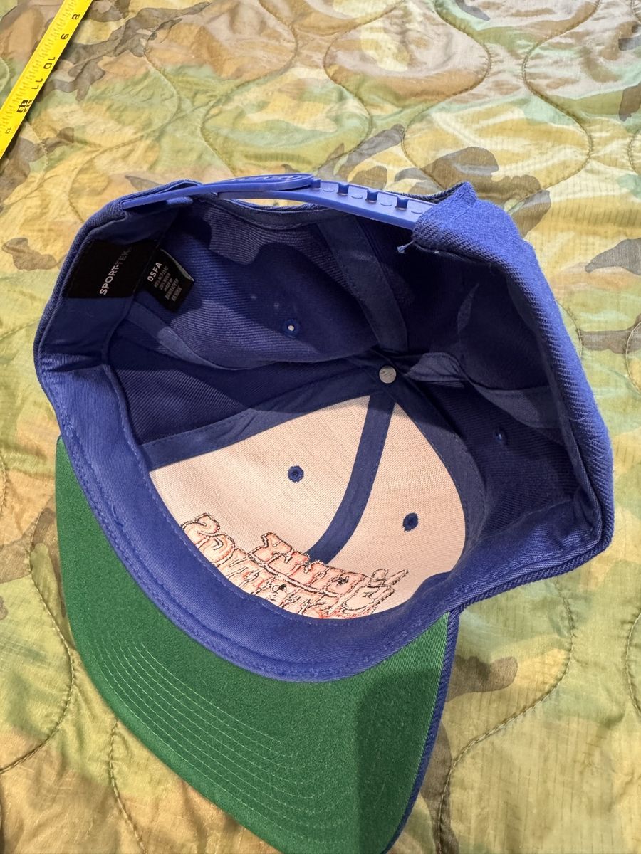 Blue/Green Band Merch Snapback Hat - Sport-Tek, NWT
