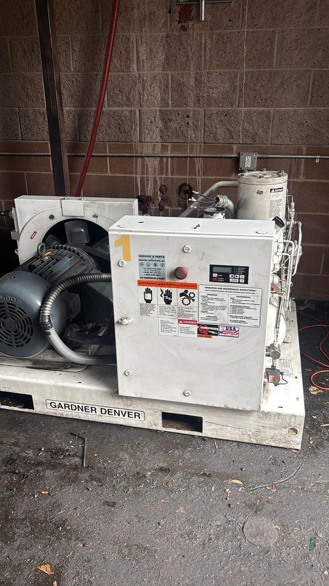 Gardner Denver Air Compressor 50hp Industrial Heavy Duty Equipment
