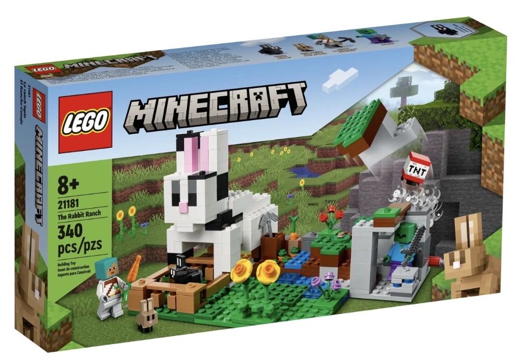 LEGO Minecraft The Rabbit Ranch 21181 - NEW