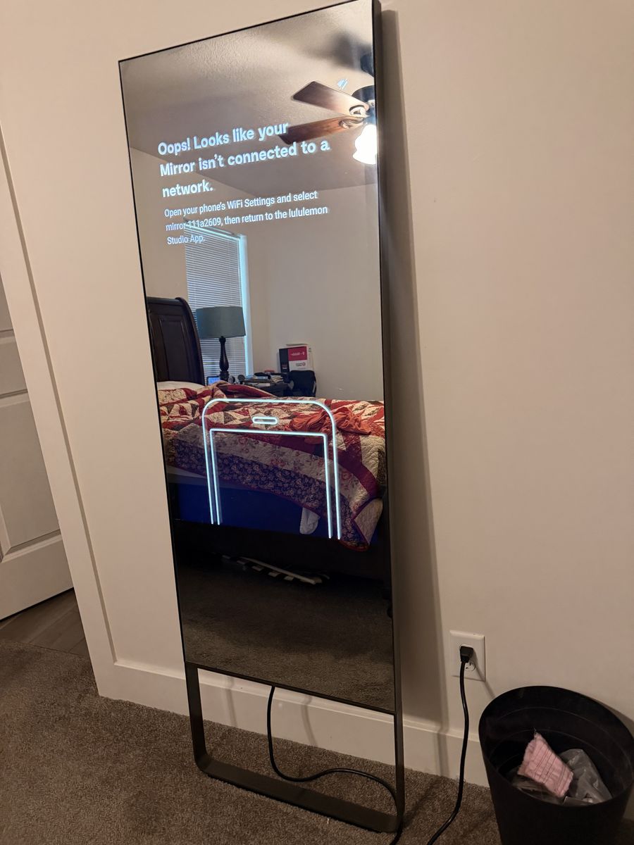 Lululemon Studio Smart Fitness Mirror - Used Interactive Home Gym