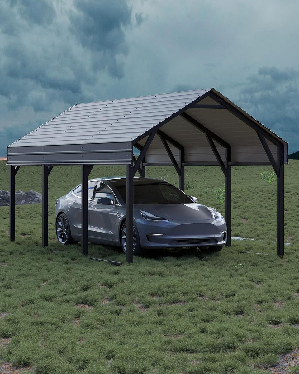GarveeLife 10x15 FT Metal Carport Kit,