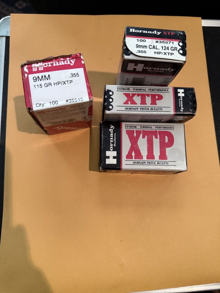 Hornady HP/XTP 9 mm., 400 ct.