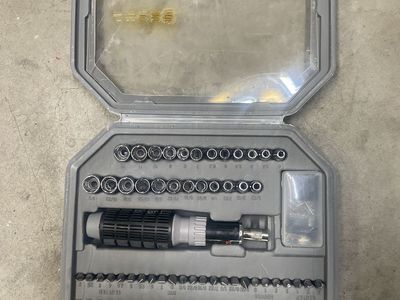 Unbranded 69-Piece Socket & Screwdriver Bit Set with Carrying Case - Mixed Condition