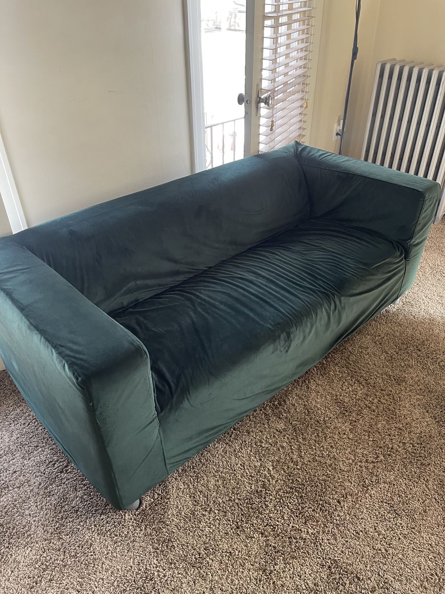 Loveseat with removable cover