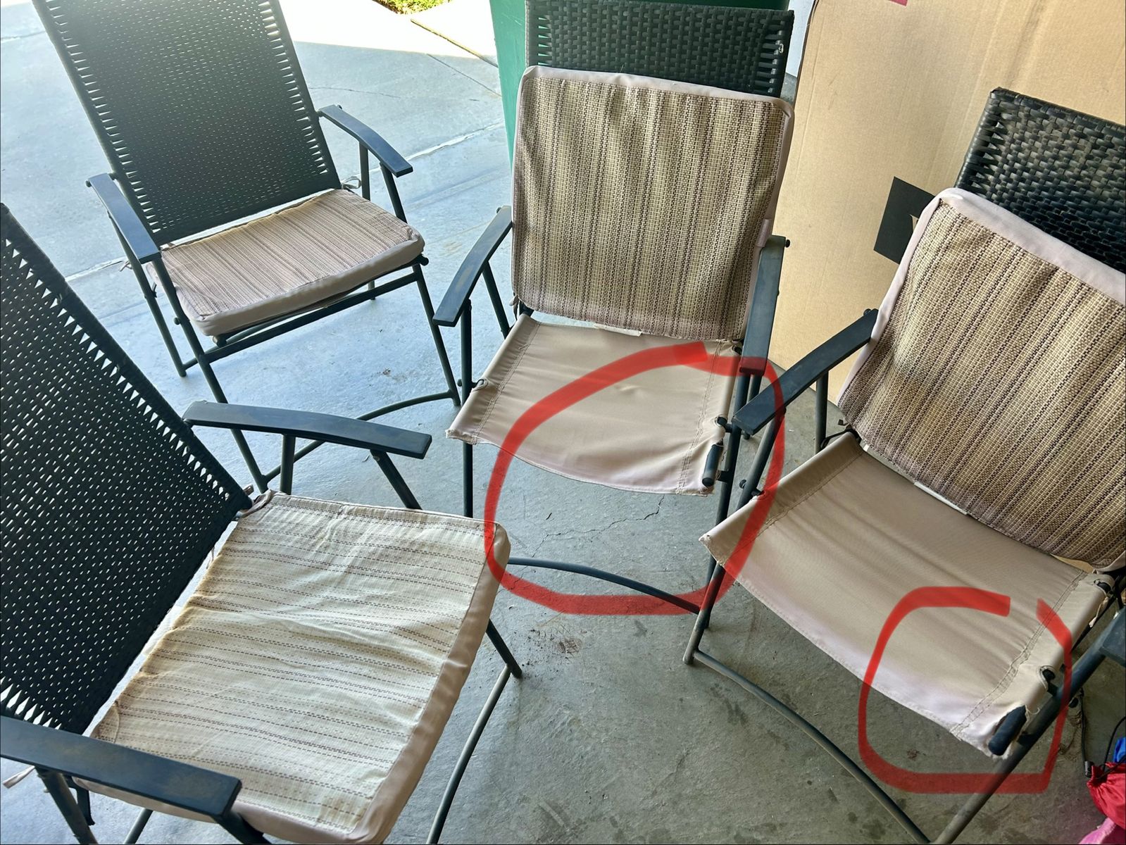 Outdoor Patio Chairs (4)